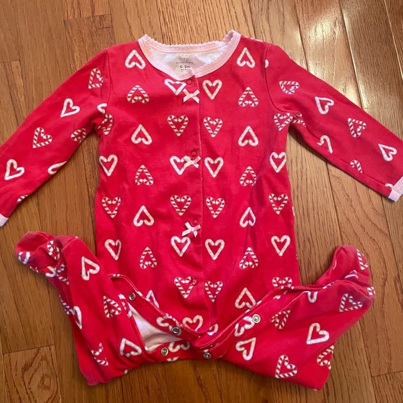 Koala Kids Other - NWOT Koala Baby so cute pajamas! Hearts and candy canes! 6-9 months